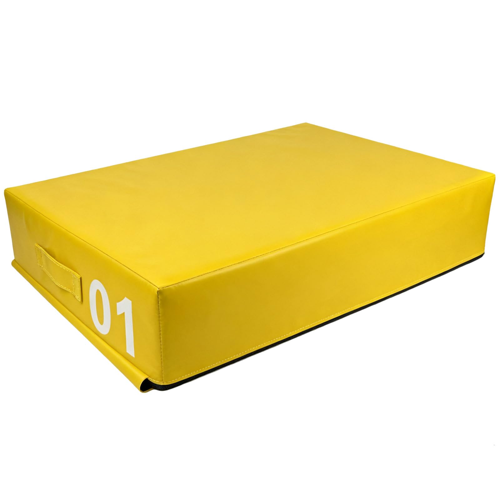 Caja Pliométrica en Espuma Superficie Antideslizante 15-140cm Altura Cajas del Salto Para el Ejercicio Casero del Gym y Entrenamiento al Aire Libre Masa Muscu(Size:75*55*15cm/29*21*6in,Color:amarillo)