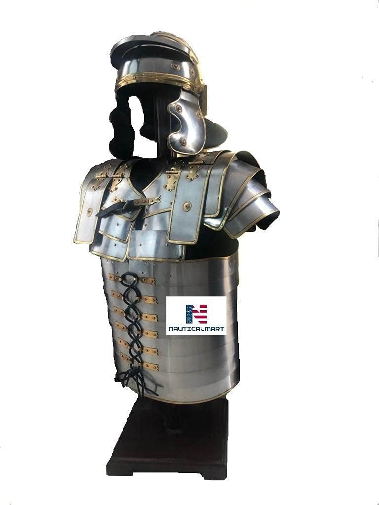 Armor Lorica Segmentata Breastplate Medieval Roman Helmet