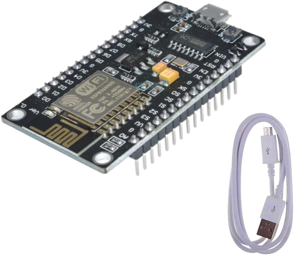 GenericNodeMCU ESP8266 V3 Lua CH340 WiFi Development Board | Opensource IoT Platform | Breadboard Friendly