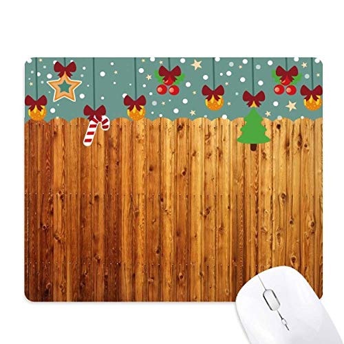 Tapis de souris de jeu de bureau caoutchouc orange texturé effet bois