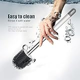 Ibergrif M34152 Silicone Toilet Brushes & Holders, Deep Cleaner, Toilet Brush with Quick Drying Holder Set for Bathroom - Image 5