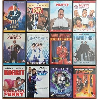 EDDIE MURPHY - THE BEST OF COLLECTION / GOLDEN CHILD coming to america NUTTY PROFESSOR 1 2 norbit I-SPY dreamgirls RAW imagine that TOWER HEIST haunted mansion = 12x DVD SET