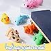 JOYIN 12 Pcs 3D Printed Animals Set, Mini Animals 3D Printed Toys - Cute Articulated Flexible Figurines Fidget Toys for Party Favors Birthday Gifts Desk Pets Office Home Decor