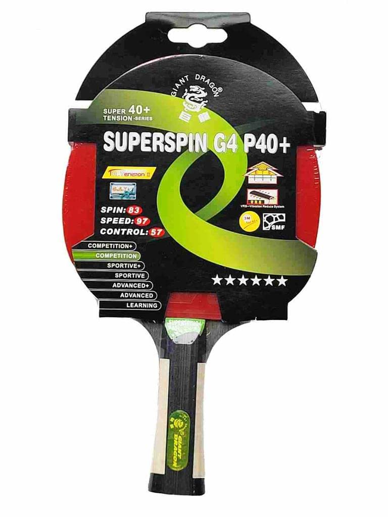 Raquete Tênis Mesa 6 estrelas Superspin Giant Dragon ITTF | Amazon