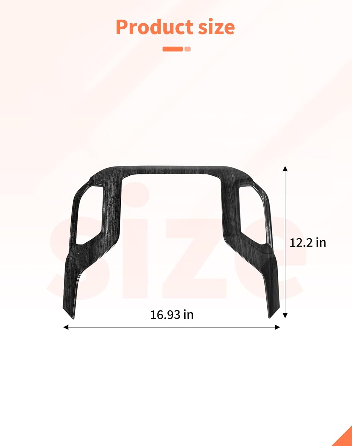 Center Console Navigation GPS Panel Trim Cover Decoration Interior Accessories Compatible with Chevrolet Silverado 2019-2021,for GMC Sierra 2019-202