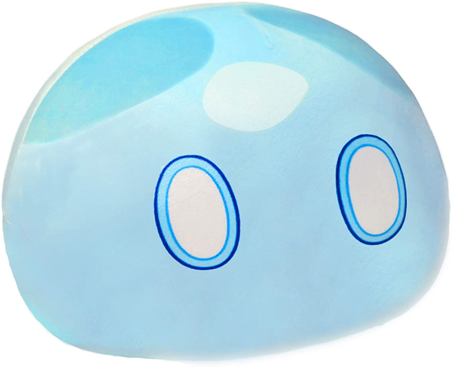 DTREE 11.8” Genshin Impact Slime Plush Pillow Monster Throw Pillows Water Plushie Stuffed Soft Cushion Cosplay Props for Game Fans (Water, 11.8 inch)