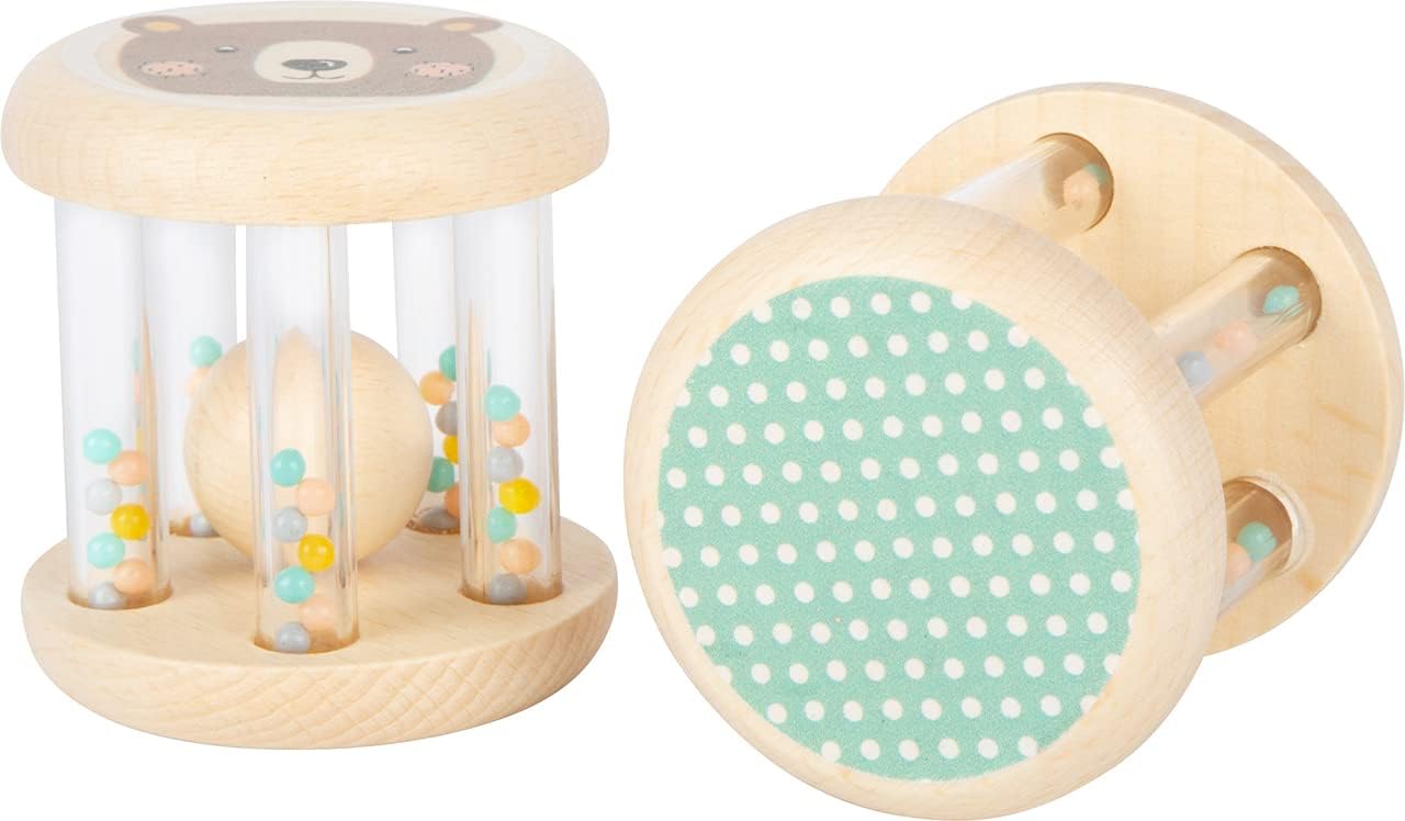 Small Foot - Small foor 11885 Baby Animal Rattles, in Soft Pastel Colours and Design Suitable for Children Toys