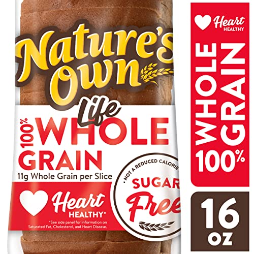 Nature's Own Sugar Free 100% Whole Wheat 100% Whole Grain Bread, 16 Oz #TOP1