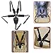 Universal 5 Point Harness Seat Belt for High Chair,Adjustable Seatbelt Crotch Cushion Shoulder Pads,Safety Harness Strap Belt Kit with Shoulder Strap and Crotch Harness Pads