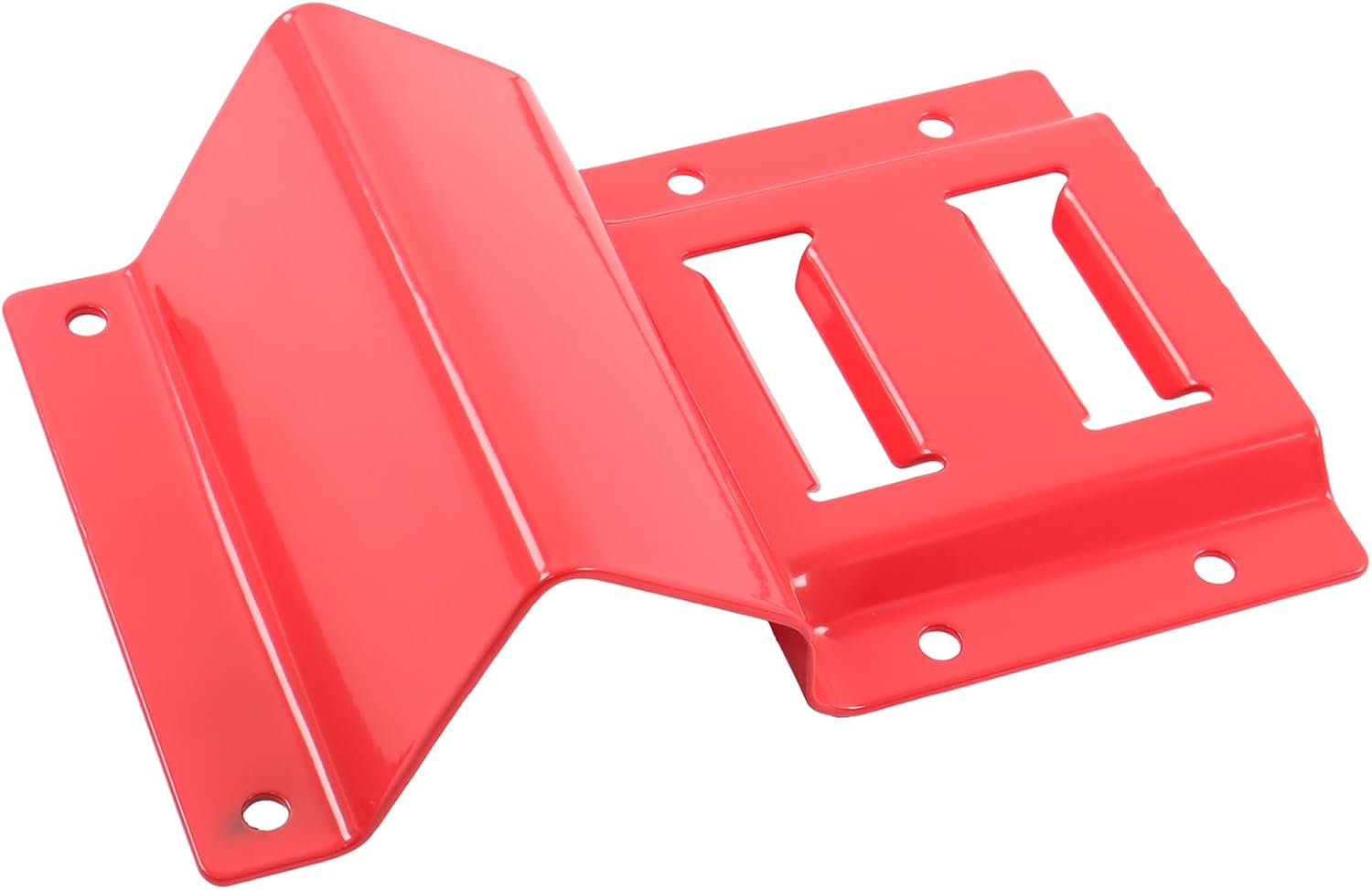 1 Set Red E-Track Wheel Chock Tie Down Kit with 8' Heavy Duty Trailer Tire Ratchet Straps 4500lbs Break Strength Replacement for ATV UTV Lawn Mower