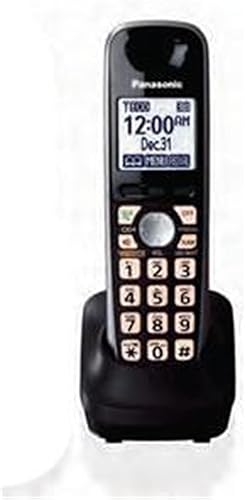 Panasonic KX-TGA401B - Auricular extra para teléfono inalámbrico de la serie KX-TG4000, color negro