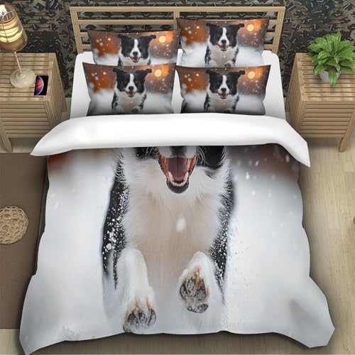 Housse de couette Hanoukka Super King 260x220 en microfibre - 5