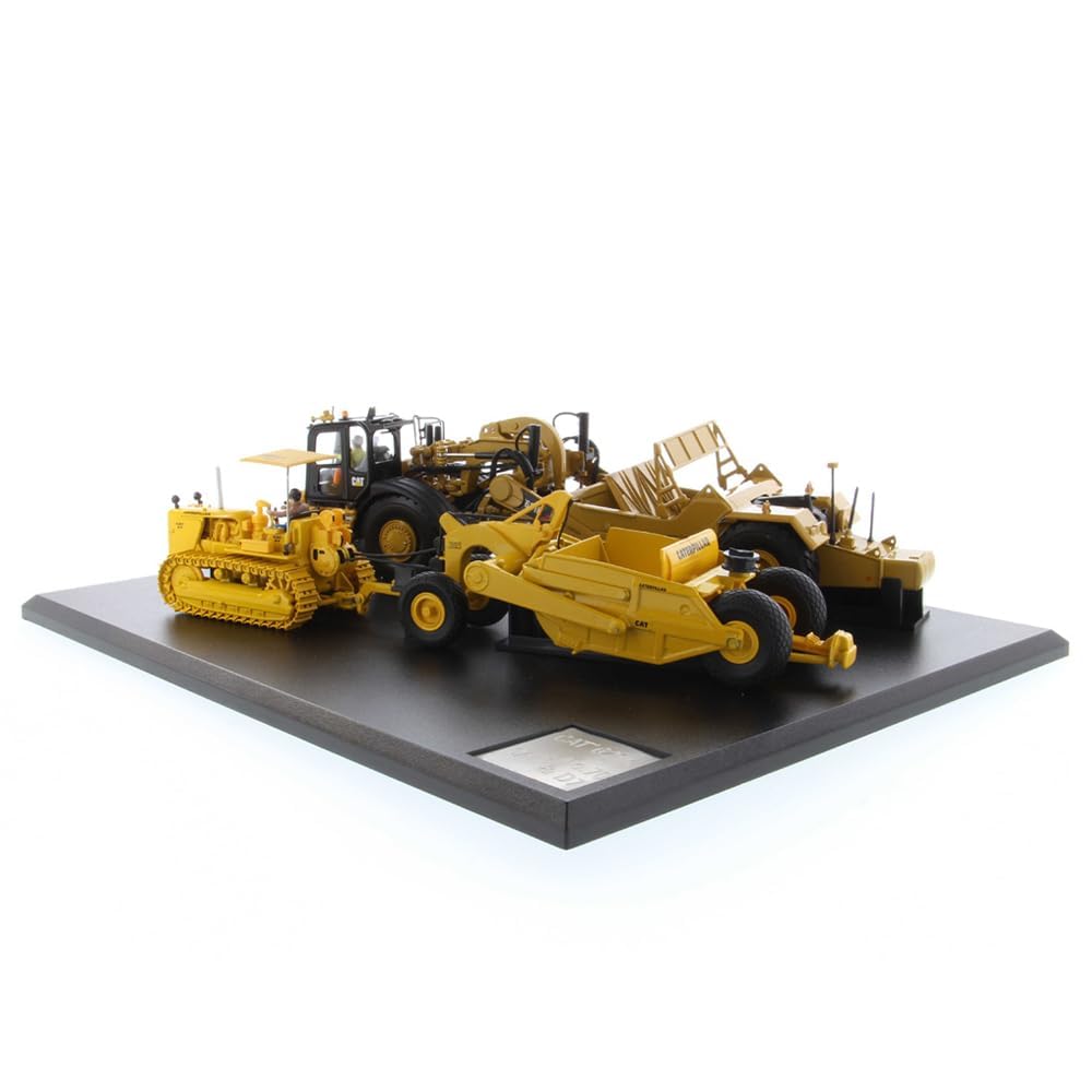 Diecast Masters 85563 - Cat 621K & No. 70 Scapers con trattore D7 a cingoli, scala 1:50, da 14 anni, in scatola di cartone, adatto ai collezionisti