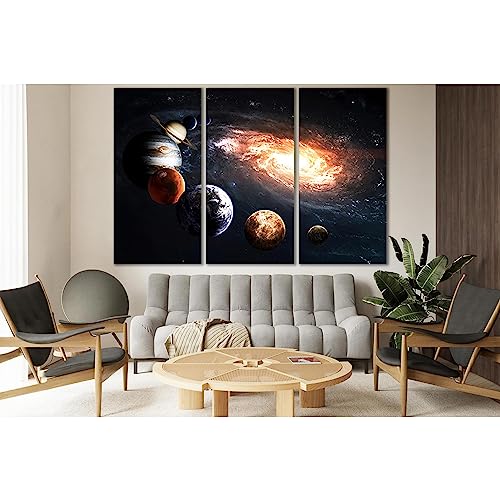 Tableau Voie Lactée ZELLART grand format pour habiller un mur nu