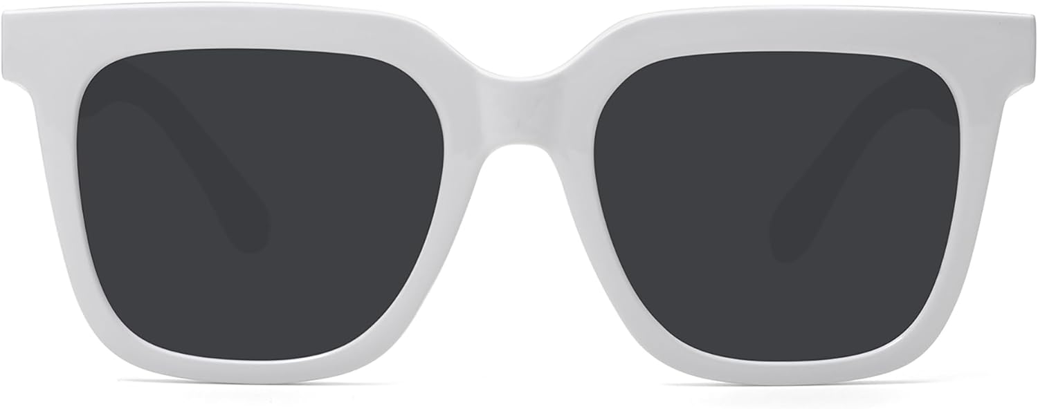 Large Square Sunglasses Trendy Polarized Sunglasses for Women Men Classic Retro Style UV400 Protection