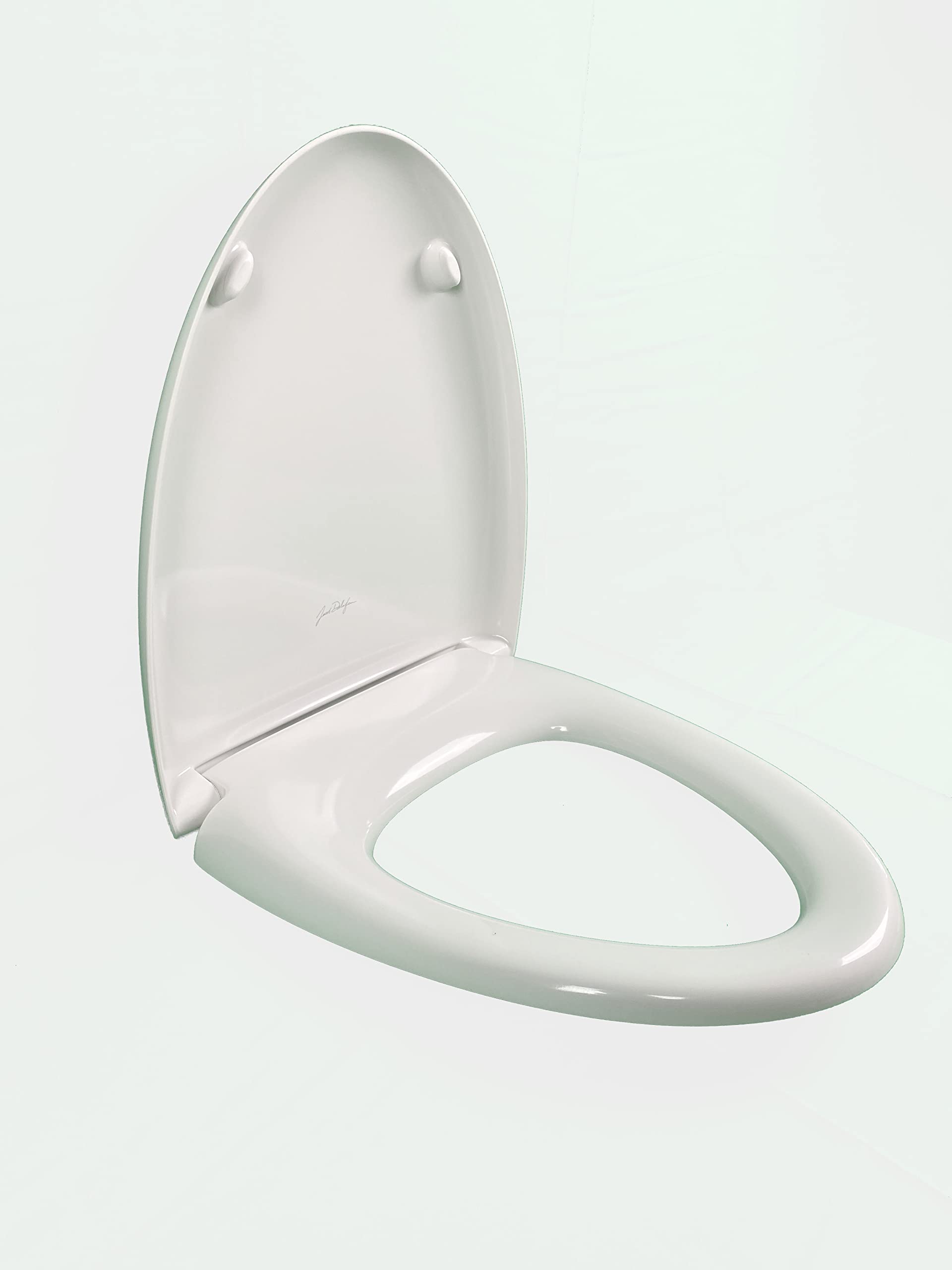 JACOB DELAFON Asiento wc NOUVELLE VAGUE E20068-00 Cierre progresivo | Bisagras de metal inoxidable muy duraderas Instalación fácil, rápida y segura Material Thermodur muy resistente Color Blanco