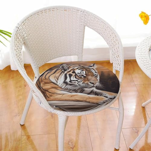Housse de siège ronde lavable pour protéger et rénover les chaises de cuisine