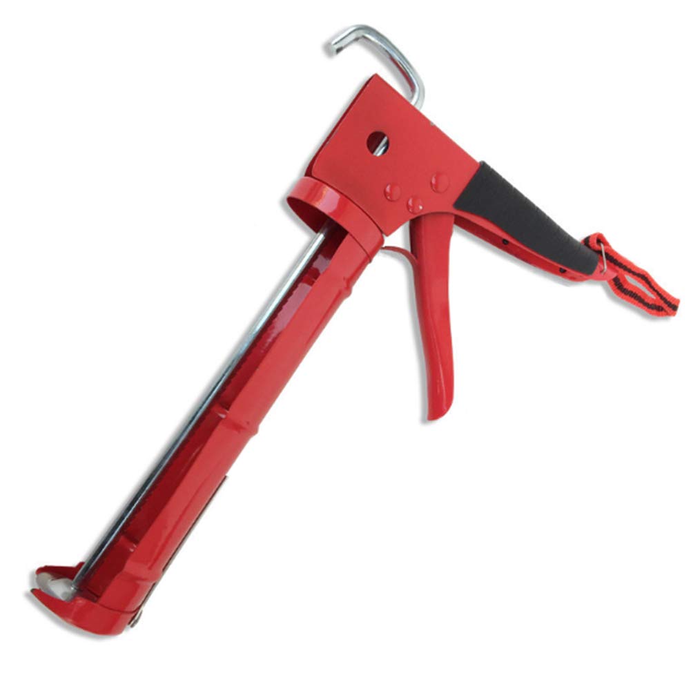 Pistola de calafateo, Pistola de calafateo de sellador Que Incluye una Herramienta cortadora y Perforadora incorporada, Herramienta aplicadora de Adhesivo para sellador de Pegamento acrílico de sili