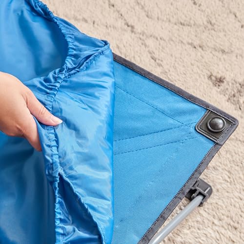 Regalo My Cot Deluxe Portable Toddler Bed, Indoor/Outdoor Kids Nap Cot with Sleeping Bag & Pillow, Lightweight Folding Travel Design for Home, Daycare, Camping & Sleepovers, Ages 2-5 by Regalo - Image 5