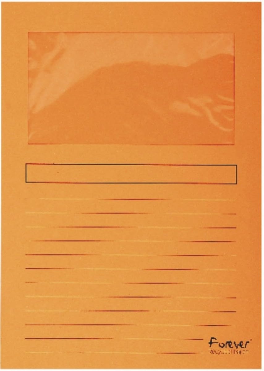Exacompta Sichtmappen A4 120g/qm Karton orange VE=100 Stück