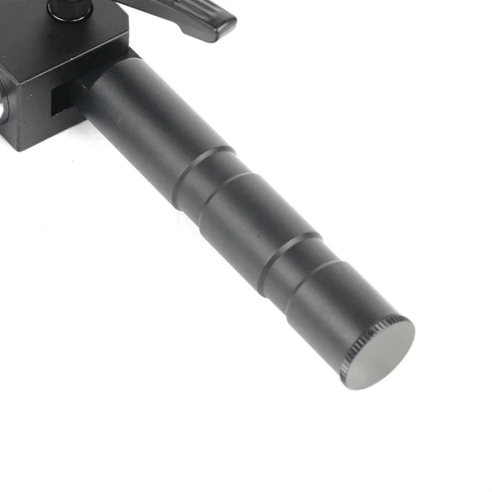 Soporte de etapas 25mm diámetro, brazo Metal ajustable varios ejes for microscopio estéreo Trinocular, cámara vídeo Industrial(Short)