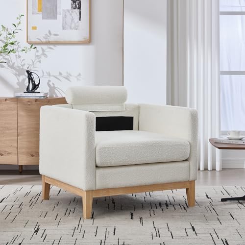Sillón Lounge Peluche Marfil miniatura 3