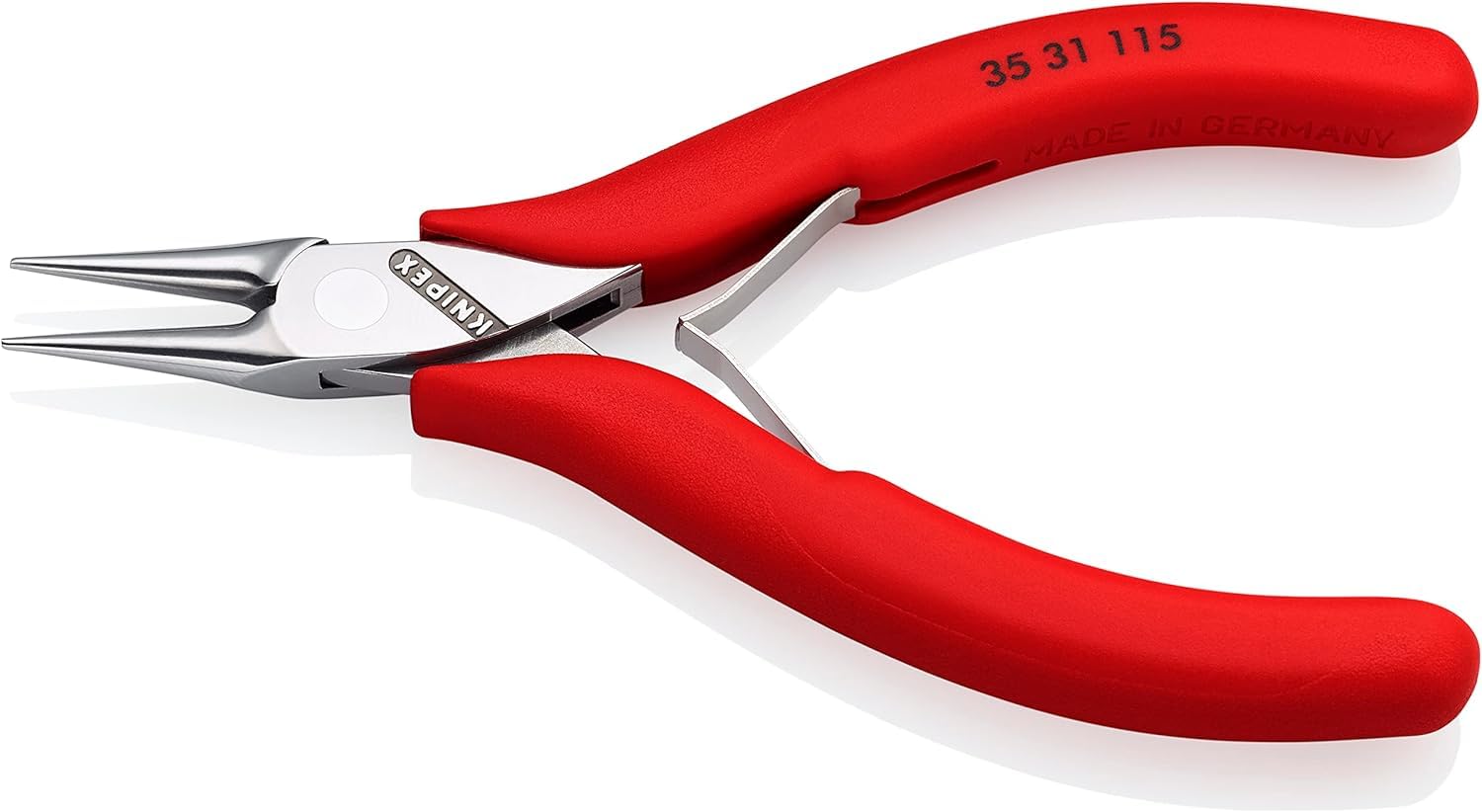 KNIPEX Szczypce dla elektroników ze złączem wsuwkowym z nasadkami z antypoślizgowego tworzywa sztucznego 115 mm, 35 31 115