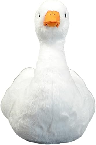 Miniatura 6 de Animal de peluche realista de pato de Cole blanco de 12 pulgadas juguete de peluche con peso de pato felpa de pato juguete para la ansiedad juguetes