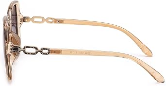 Karsaer Oversized Square Sunglasses-for-Women & Men Trendy Chain-Link Butterfly Shades