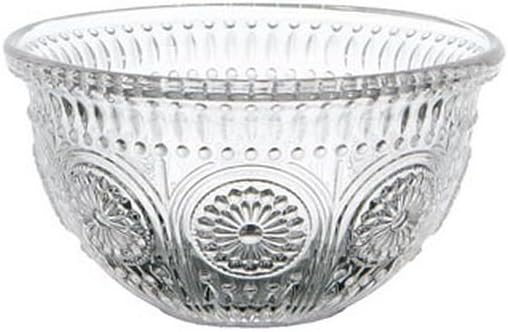 Dulton S115-24CL Glass Container, Margurite, Height 2.8 x Diameter 5.1 inches (70 x 130 mm), FRUITS BOWL "MARGUERITE"