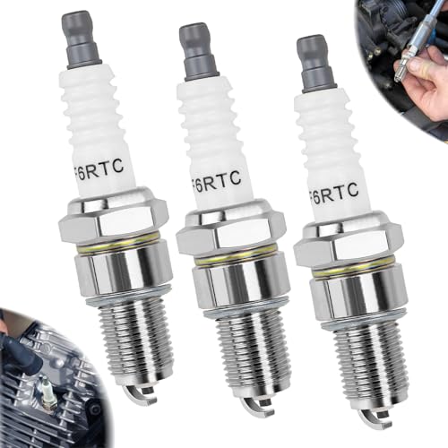 Jeinbuil 3 Stück F6rtc Zündkerze für Rasenmäher und kleine Motoren Traktor für NGK BPR6ES(7822/6634/995) WR6DC RN9YC MTD 951-10292
