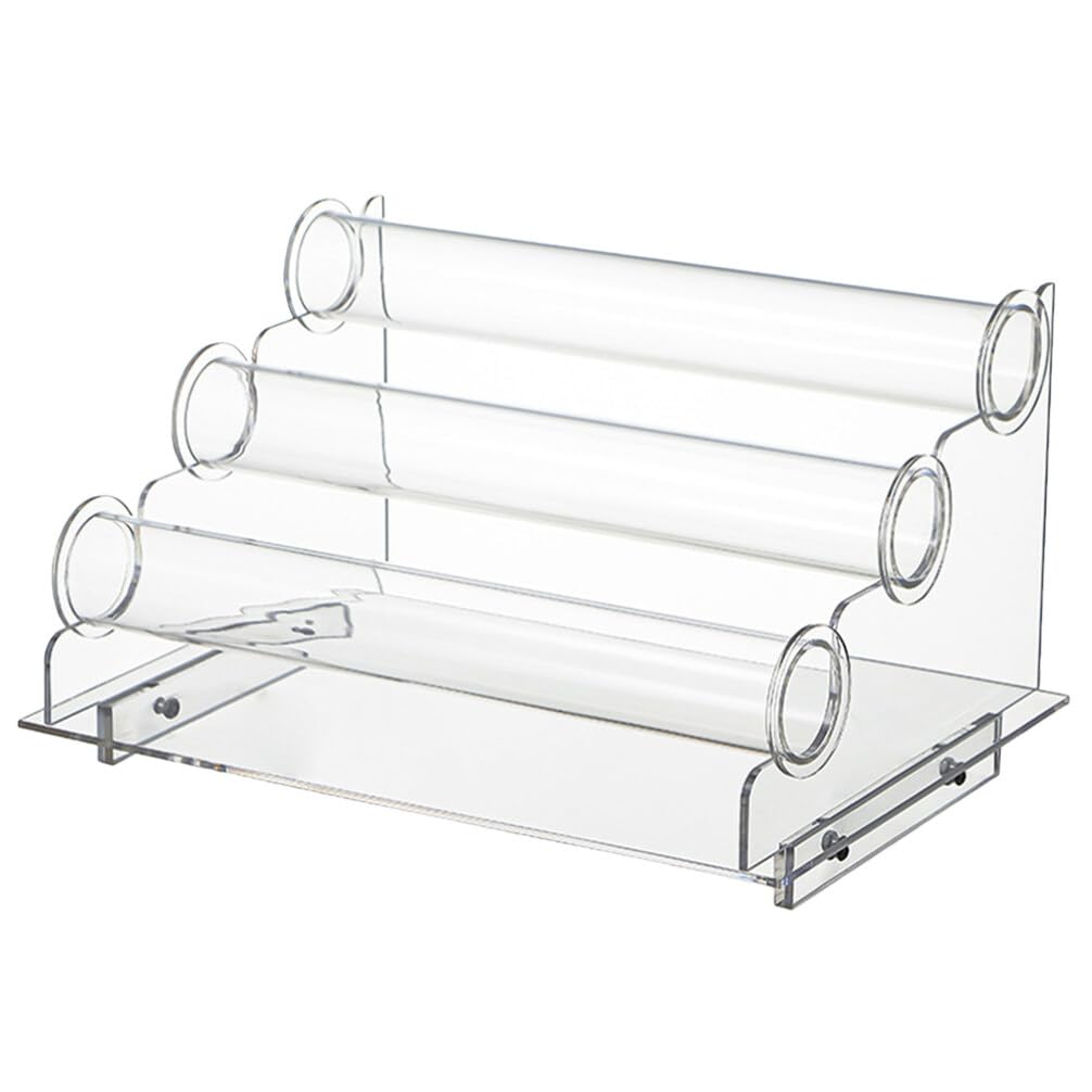 PRETYZOOM Soporte Organizador De Joyas De 3 Niveles Soporte Acrílico Para Collares Brazalete De Cristal Soporte Para Pulsera Exhibición De Joyería Para La Venta De Collares Coleteros