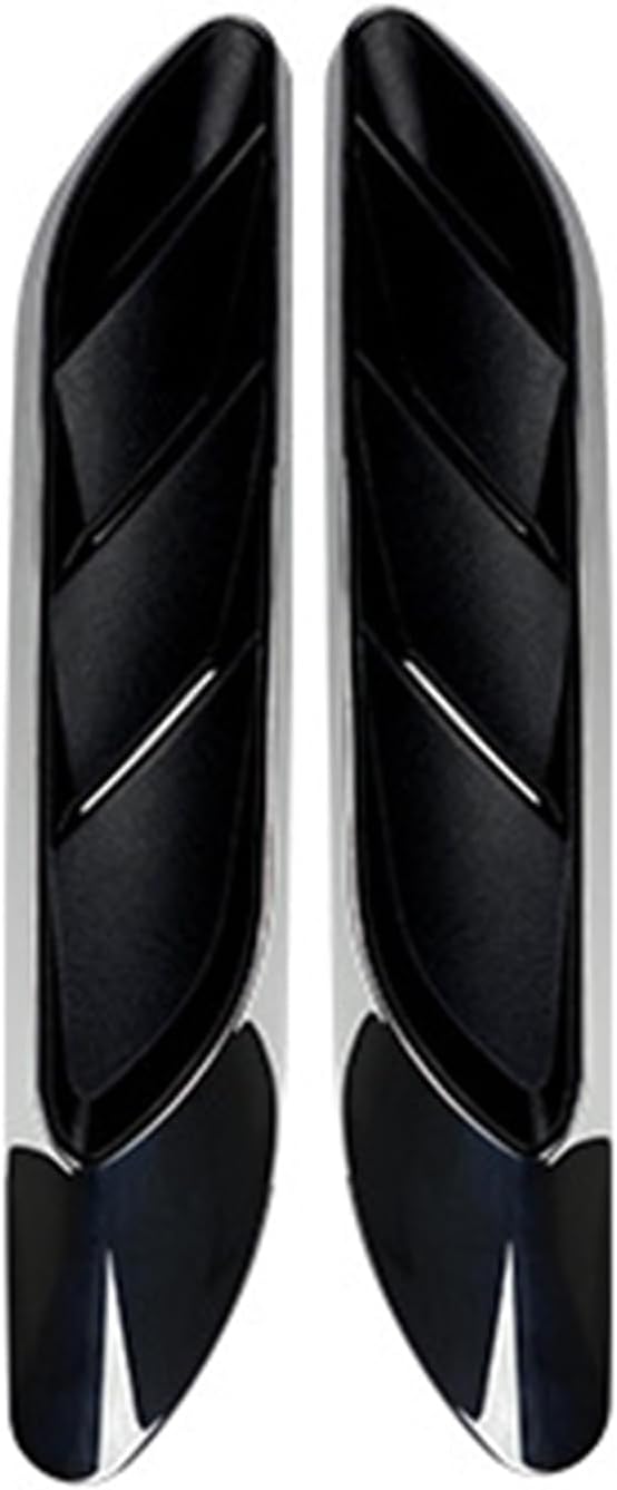 ABS Chrome Front Side Fender Side Air Vent Outlet Fender Trim Compatible with Benz E-Class W214 S214 E260 E300 AMG 2024+