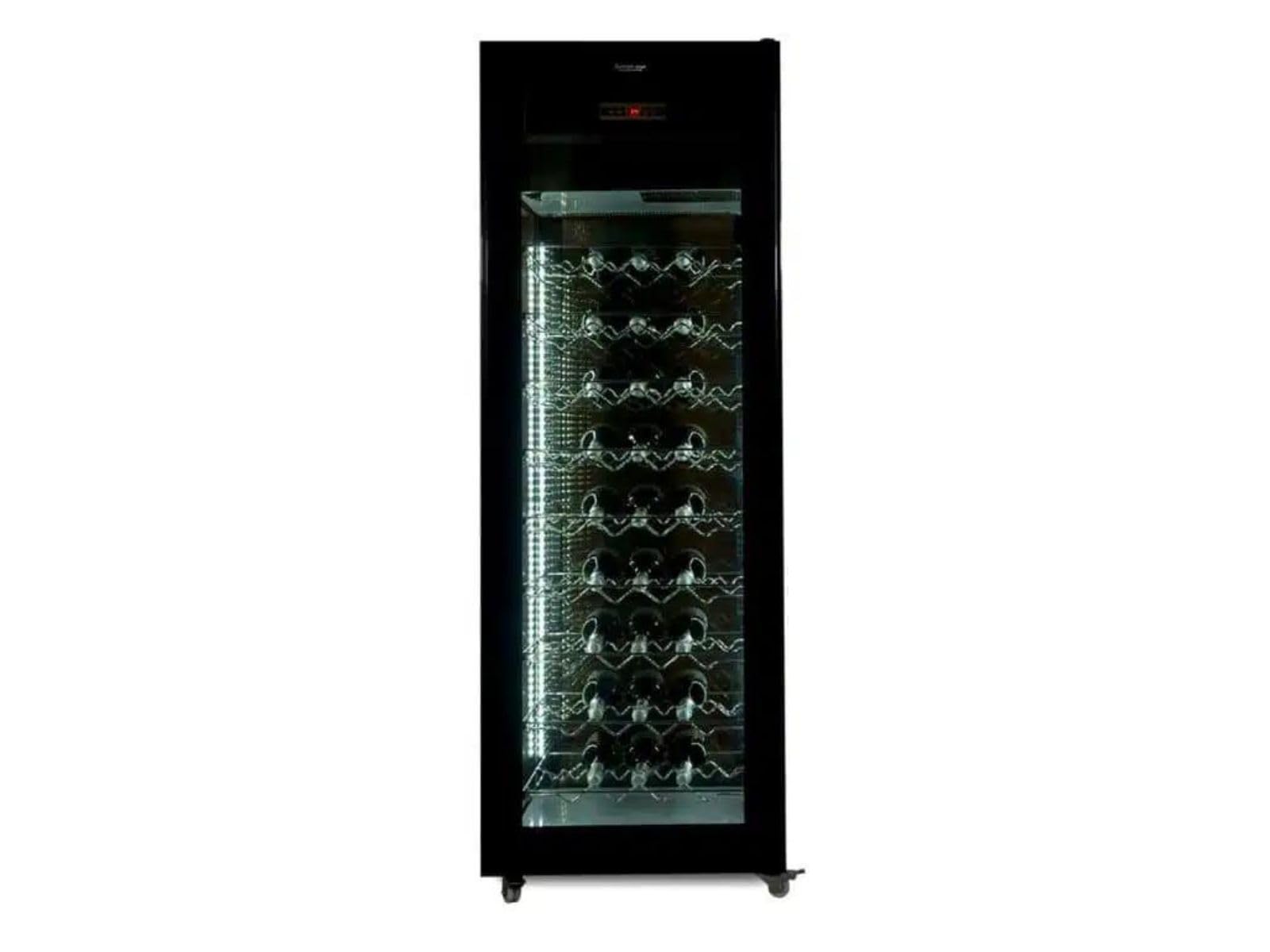 Datron - Cantinetta Vino 81 Bottiglie Mono Temperatura, Vetrina Refrigerata a Libera Installazione o da Incasso