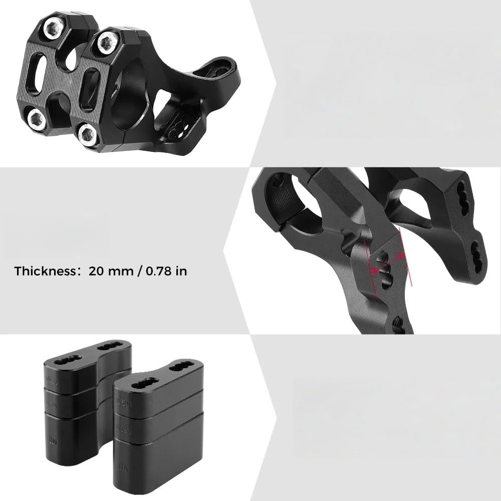 Wsporniki kierownicy Dla Talaria Uchwyt Do Montażu Na Wsporniku Kierownicy CNC Aluminium Pasuje Do Talaria Sting MX3 MX4 Akcesoria Motocyklowe Zacisk Wspornika Kierownicy(Handlebar)