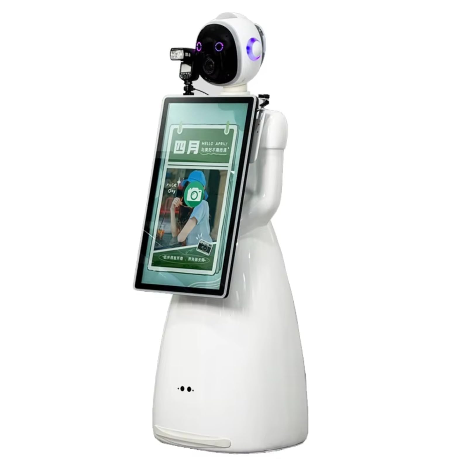 Machine de photomaton robotique interactive AI