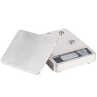 Edlund RGS-600 Resolution Scale with Dual Housing Technology | Precision Gram Weighing Plate for Kitchen Supermarket | (4) Display Options, Dual Voltage, 6.88W x 8.88L x 2.13H, Stainless Steel, NSF