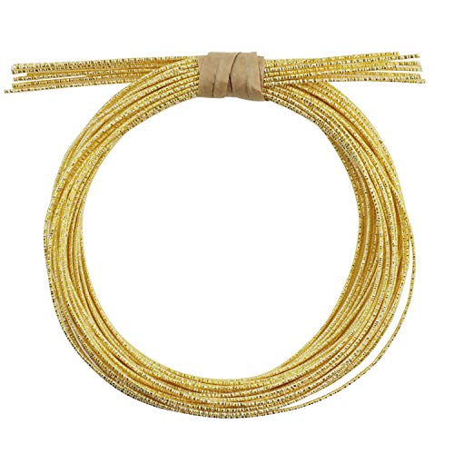 清原 KIYOHARA クラフトギャラリー MIZUHIKI ミズヒキ 単色 1色×9本入 長さ各90cm #03 ゴールド デザインペーパー付き CGMT-01