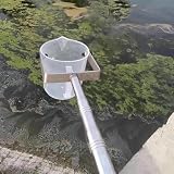 Verstellbarer Wasserprobenstab mit abgestuftem Dipperbecher, 500/1000 ml, Schlammprobe, ausziehbar 1,5–7 m, ideal für Flüssigkeitsproben und -proben