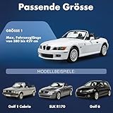 WALSER Abdeckplane Auto All Weather, Abdeckplane wasserdicht, 100% wetterfeste Auto Abdeckung, Autoabdeckung Outdoor, Abdeckung wasserdicht, Autoplane Vollgarage Größe 1 PKW Silber