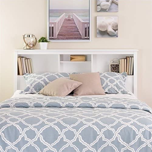 Prepac Full / Queen Bookcase Headboard, White #TOP4