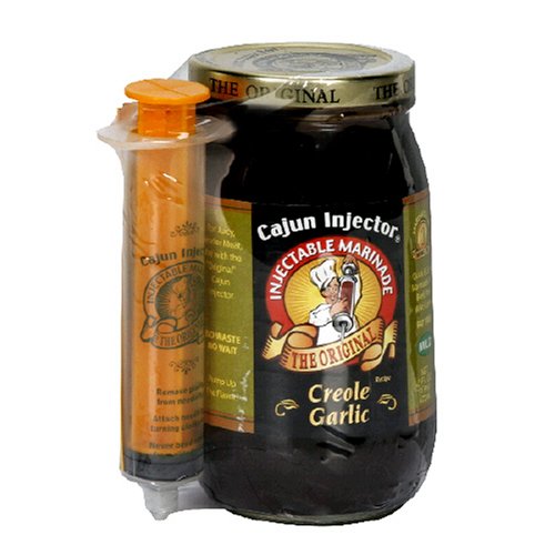 Cajun Injector, Injector Creole Garlic, 16 Oz. (Pack of 6