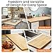 Unfinished Birch Solid Hardwood Butcher Block Countertop Cutting Board for DIY, Wood Table Top, Washer Dryer Counter Top, Butcher Block Work Bench Top for Desk 2ft. L x 25