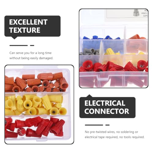 Tapas de tornillos para empalmes de cableado con conectores eléctricos de PVC para hogar 6