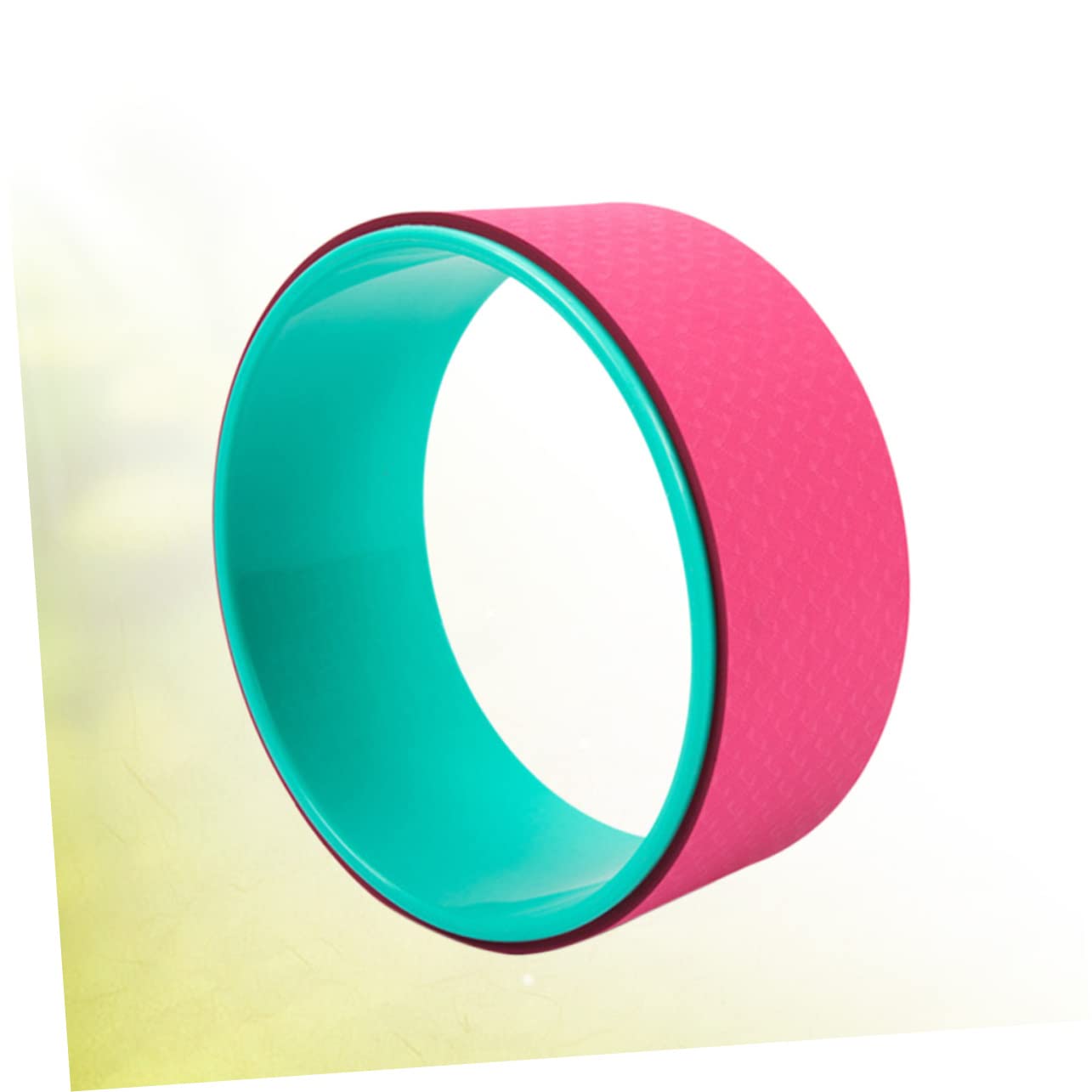 balacoo Yoga Wheel Eco-friendly Balance Tool for Flexibility and Stretching Sweat-resistant Accessory for Green Yoga Enthusiasts and Beginners
