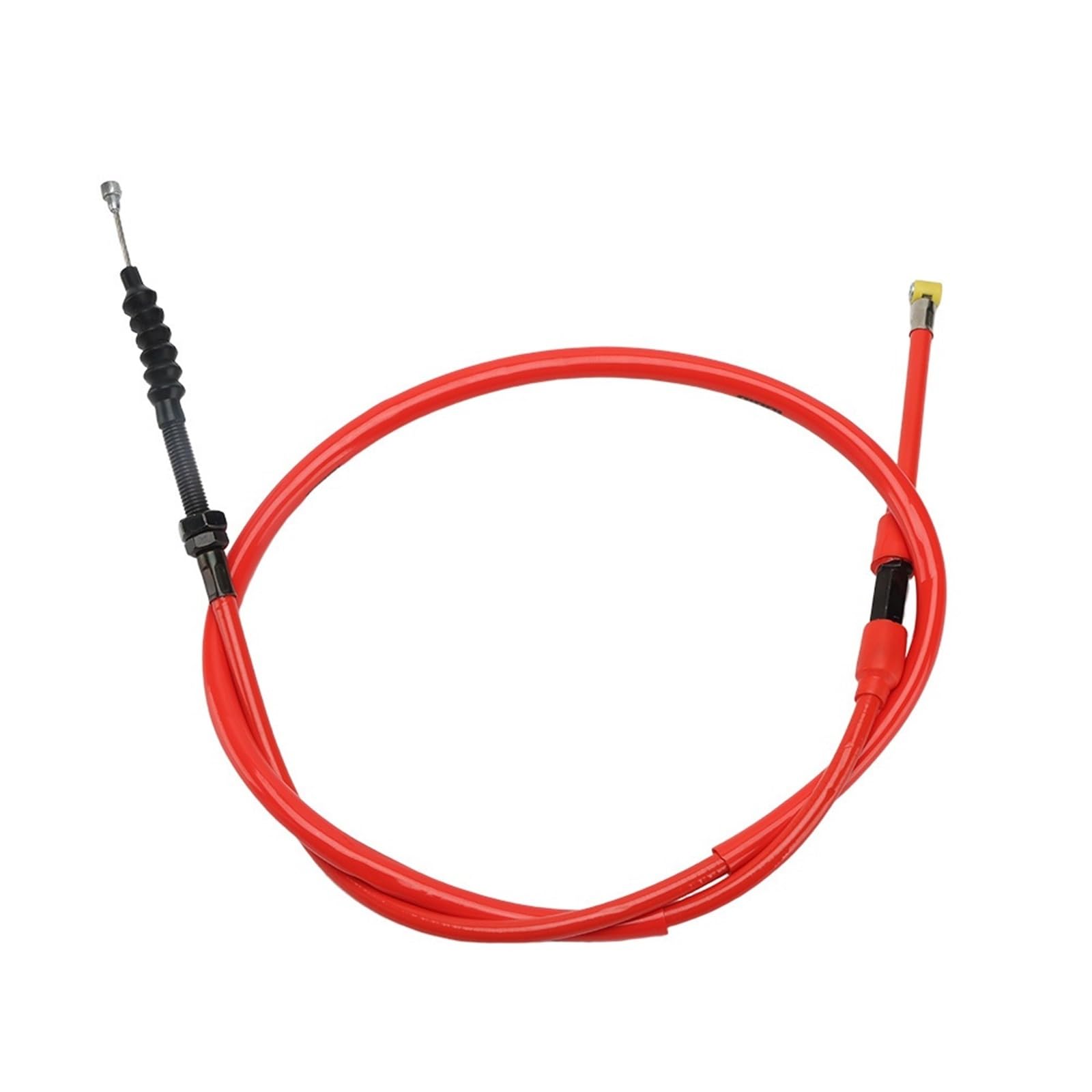 Kupplungszug Motorrad Motorradkupplungs- und Gaszug, 109 cm, Edelstahldraht, NC-Kupplungsleitung für 110CC-250CC NC-Motoren(Red)