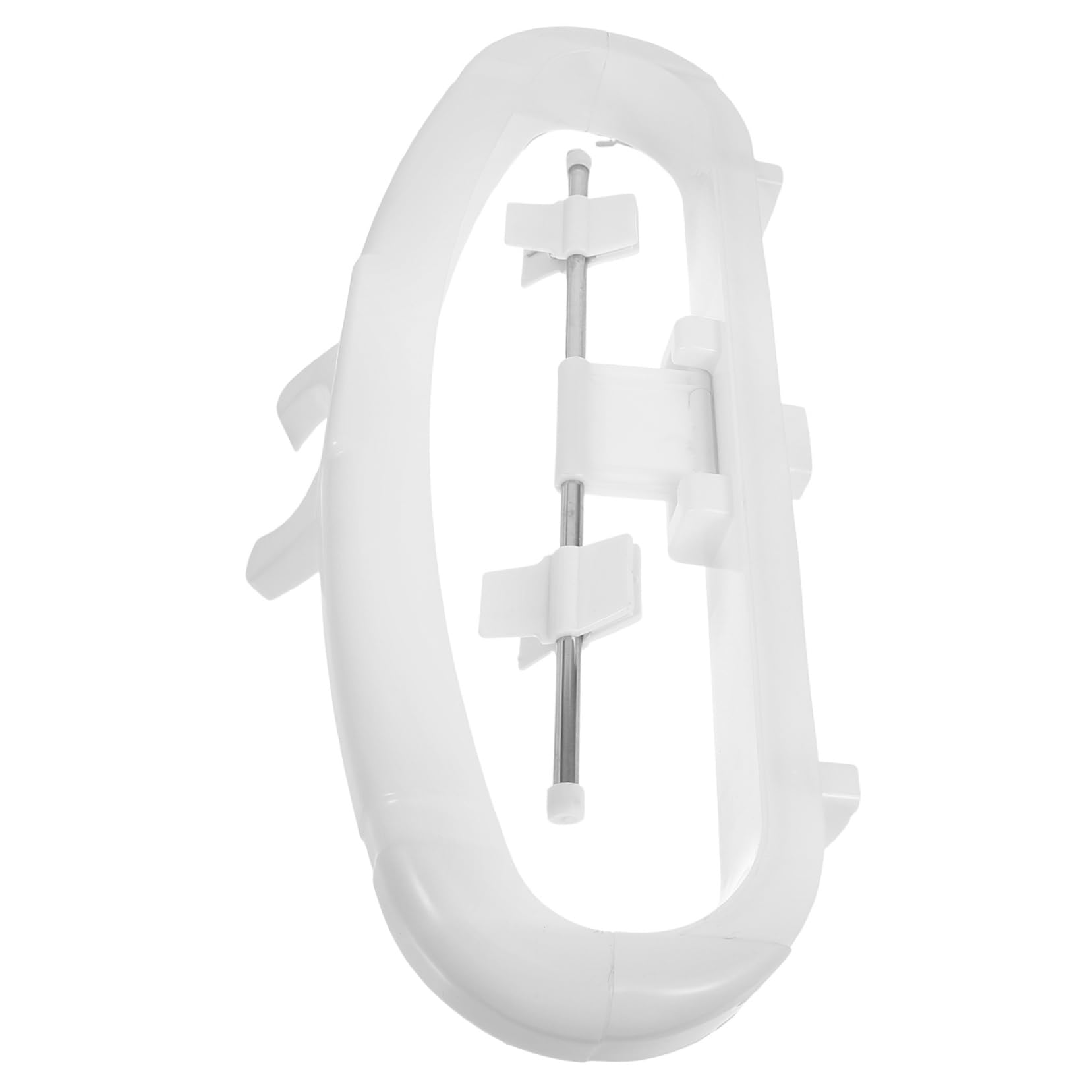 Garneck Handheld Steamer Rack Hanger Clothes Rack Hanger for Easy Ironing Compatible Various Rod Types Lightweight Design for Convenient Storage and Use