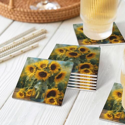 Dessous de verre avec support en liège de qualité supérieure pour salons - 8