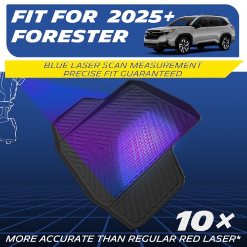 Image of Michelin Vehicle Mats for 2025-2026 Subaru Forester Gas & Hybrid (1 Piece) | Not Fit 2025 Wilderness, All-Weather TPE Custom Fit Liner, Premier