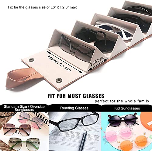 Image of House of Quirk Sunglasses Storage Box, Faux Leather Sunglasses Box